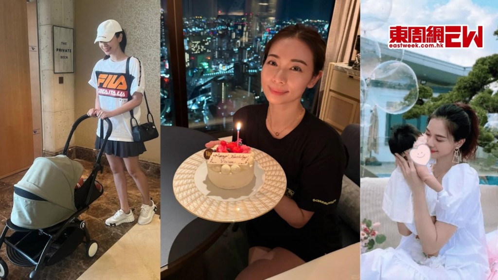 楊秀惠跟家人出遊日本慶祝42歲生日 首次唔帶工人單拖湊3子女 竟有一個人擔心「搞唔掂」？