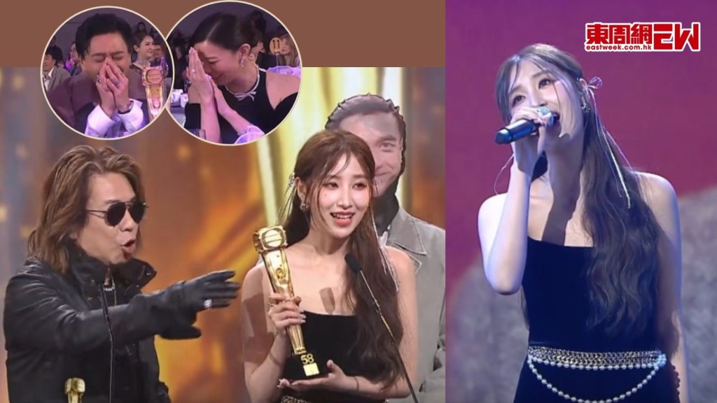 詹天文《萬千星輝》台上「搶獎」再失言 即被林敏驄寸爆 佘詩曼黃宗澤台下掩面狂笑