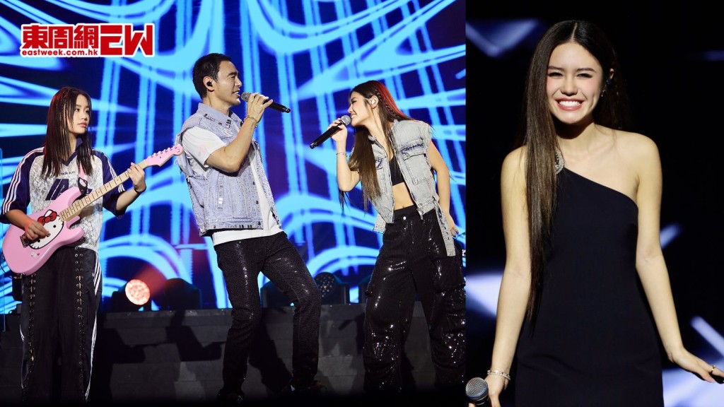 鍾懿孖鍾幗為鍾鎮濤新加坡巡唱任嘉賓 臨時自薦充當和音員不收人工：同Daddy冇計