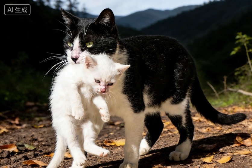 希望仔女能有好心人收養。(AI圖片)
