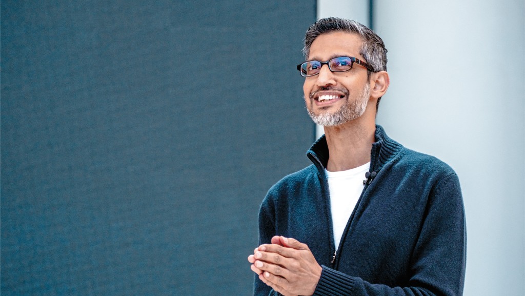 去年底，Google推出Gemini 3，令AI軍備競賽持續升溫，圖為Google行政總裁Sundar Pichai。