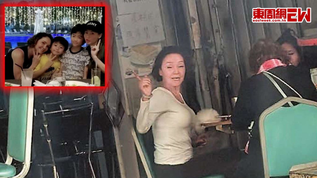 張栢芝媽媽戴莎妮 與女兒和好如初 生活愜意元朗攬狗歎茶