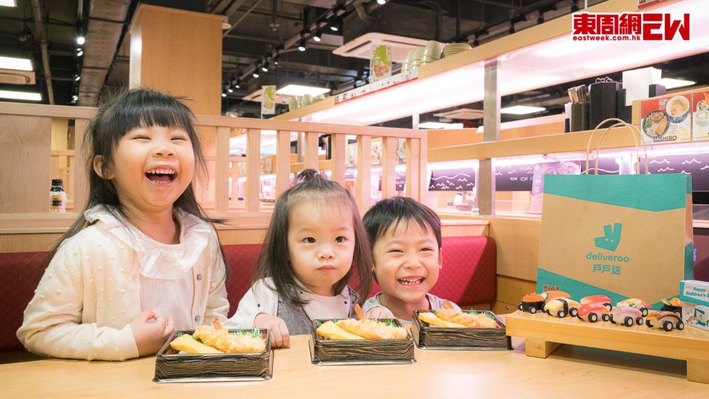 戶戶送×壽司郎指定分店推兒童餐　可獲贈日本製仿真壽司車仔