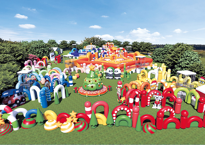 「Merry Balloon Park」巨型夢幻充氣樂園將在十二月六日至明年一月四日登陸西九藝術公園大草坪。