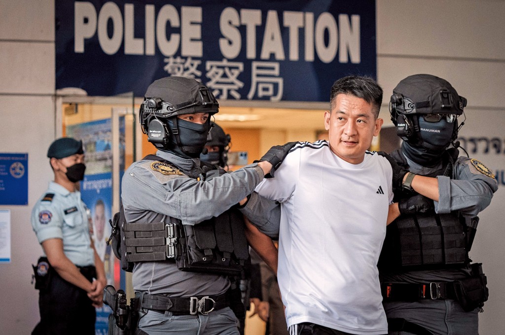 緬甸園區「亞太新城」創辦人及幕後金主佘智江，二○二二年在泰國落網，去年十一月從泰國引渡回南京。