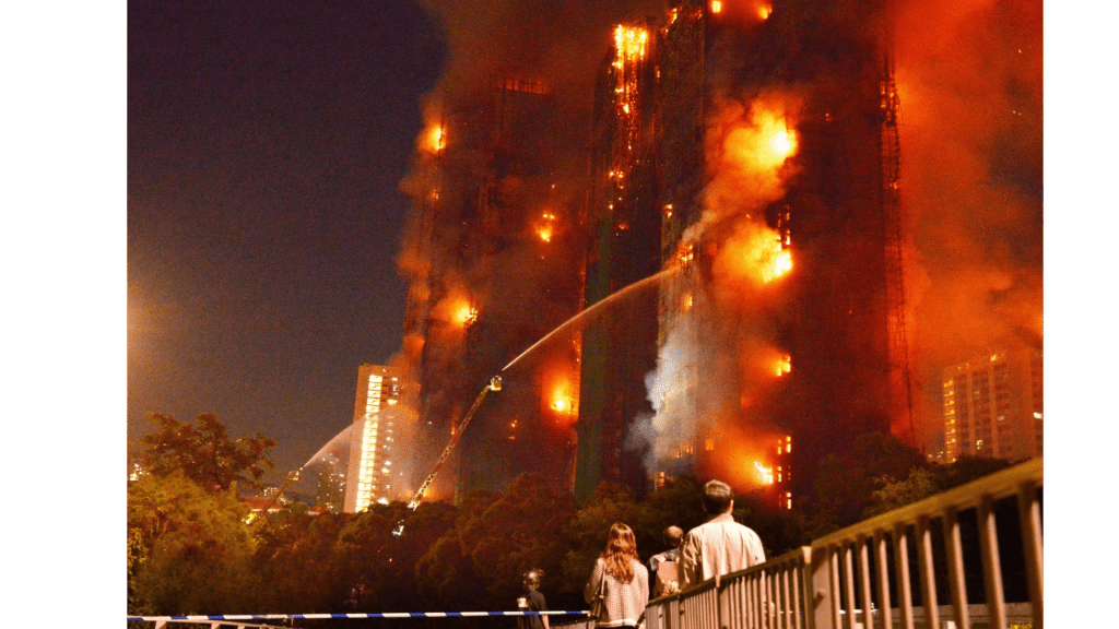 宏福苑火災聽證會提及，勞工處16次巡查都沒有發現有工人吸煙