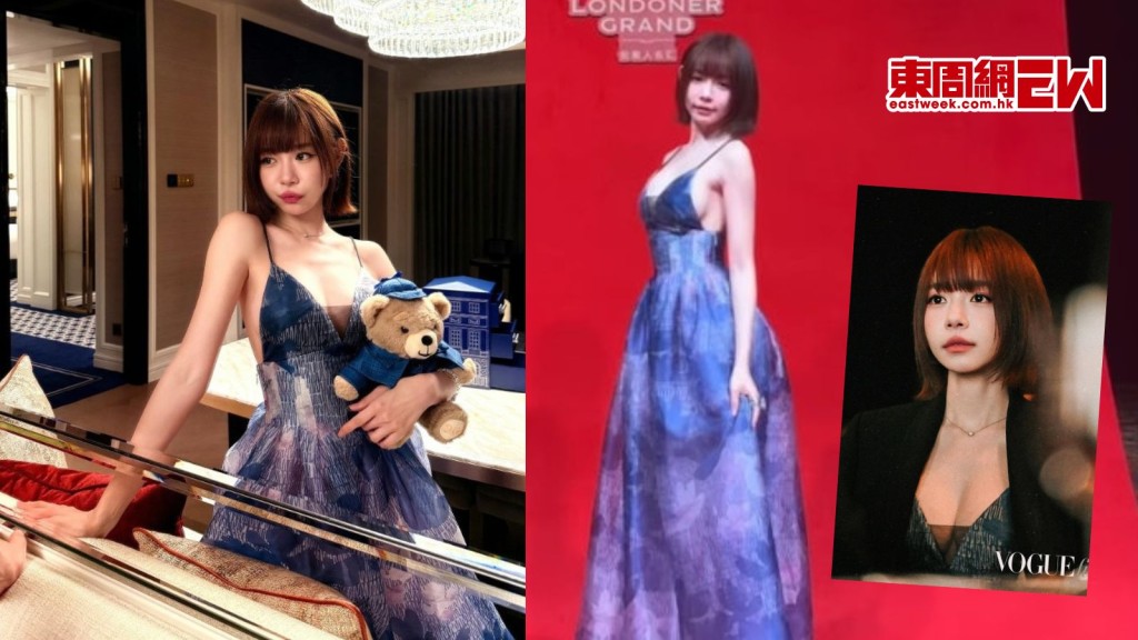 林明禎大解放 超低胸裙晒34E身材兼4吋事業線 即獲網民Like爆