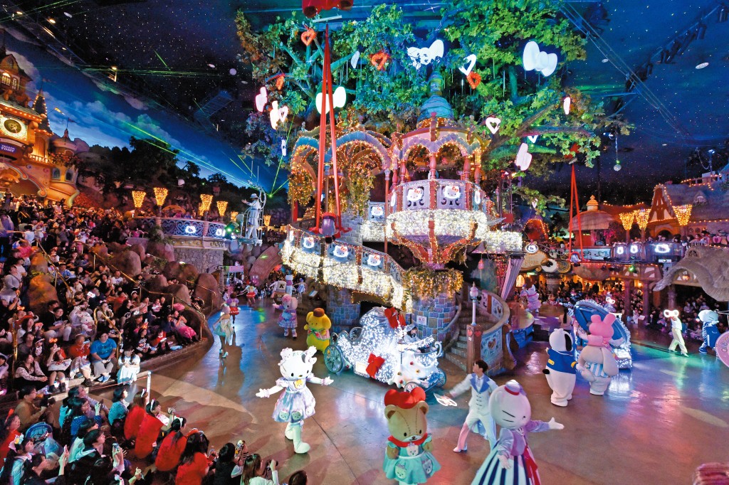 日本三麗鷗旗下擁有Hello Kitty等全球知名角色，但 其早期自主經營的主題樂園曾因投資回收緩慢、營運成本高昂而陷入虧損。