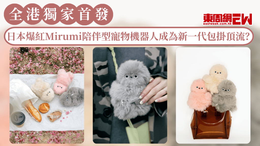 日本爆紅Mirumi陪伴型寵物機器人全港獨家首發！將成為新一代包掛頂流？