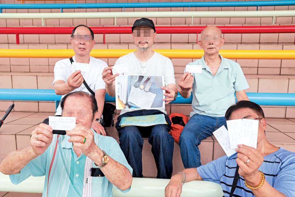五名錶主即使持有維修單據,又曾報警求助,也未能收回手錶。 五名錶主即使持有維修單據,又曾報警求助,也未能收回手錶。