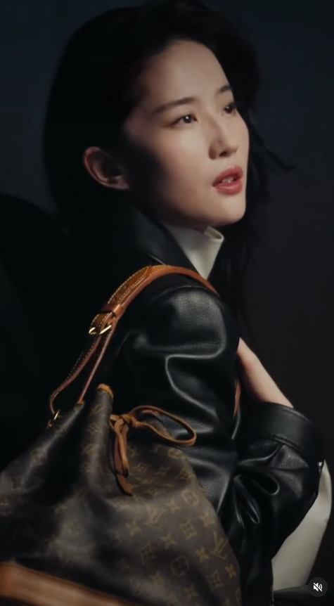 LV找來內地一線女星劉亦菲代言，仍無助銷售下滑。
