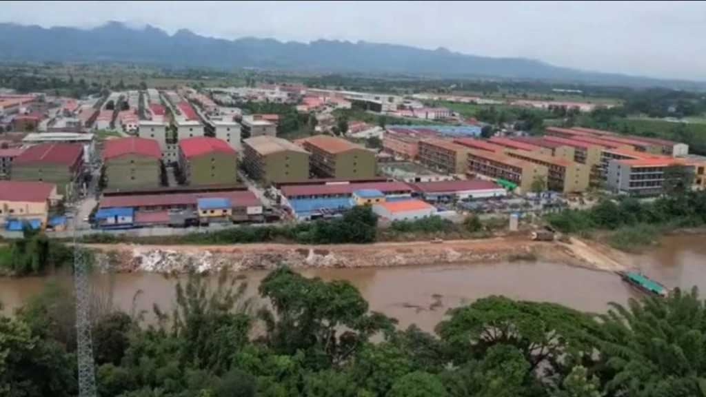 網上流傳的KK園區的航拍圖
