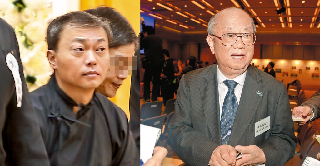 永倫集團創辦人倫志炎（右）於二○一四年離世，現時該集團業務由長子「倫少」倫耀基（左）接班。