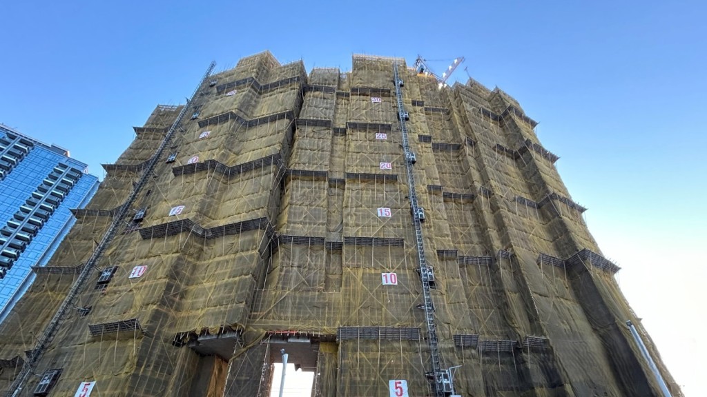 現場為啟德承豐里一住宅地盤