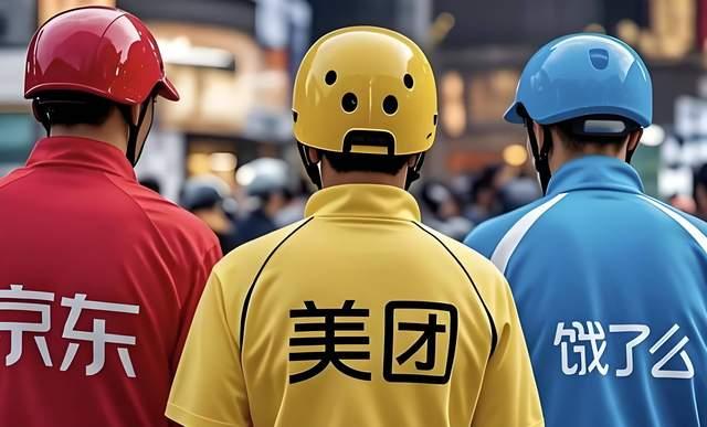 阿里巴巴、京東及美團近年齊齊燒錢搶市場。