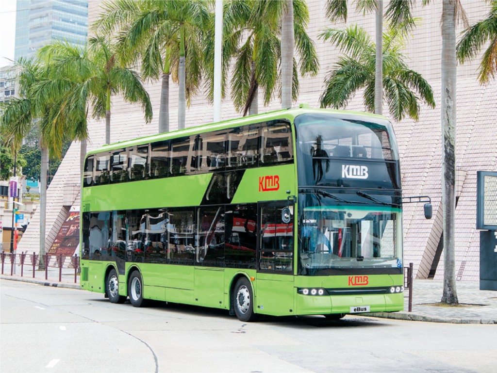 九巴預計今年會有逾五十部雙層電動巴士投入服務。