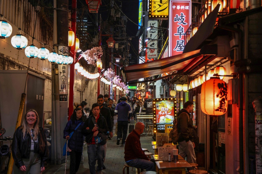 新宿區是全國民宿最多的地方。法新社 新宿區是全國民宿最多的地方。法新社