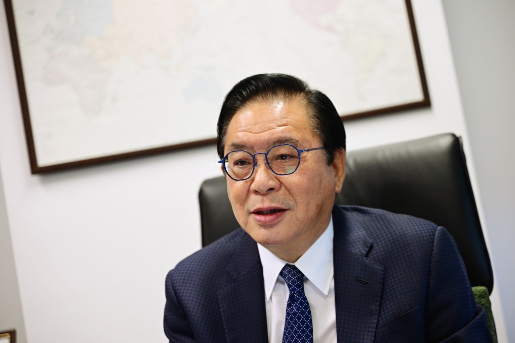 獲委任為洪水橋產業園公司董事局主席的行會成員林健鋒。資料圖片 獲委任為洪水橋產業園公司董事局主席的行會成員林健鋒。資料圖片