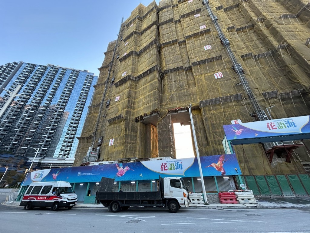 現場為啟德承豐里一住宅地盤