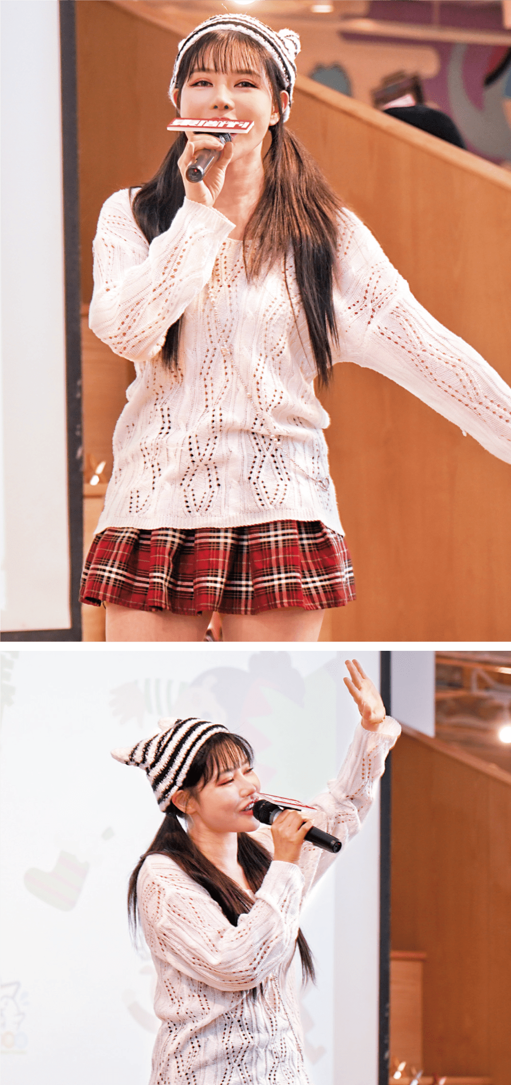 頒獎禮邀請到本地跳唱歌手李俙嬈(Jojo)助興獻唱兩首充滿節日氣氛的歌曲,包括經典的《Last Christmas》以及《DressUp 2 Da Party》。 頒獎禮邀請到本地跳唱歌手李俙嬈(Jojo)助興獻唱兩首充滿節日氣氛的歌曲,包括經典的《Last Christmas》以及《DressUp 2 Da Party》。