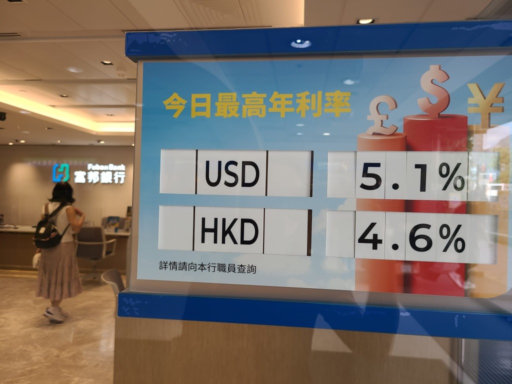 富邦銀行3個月﹑6個月及12個月存款利率均達4.6厘。 富邦銀行3個月﹑6個月及12個月存款利率均達4.6厘。