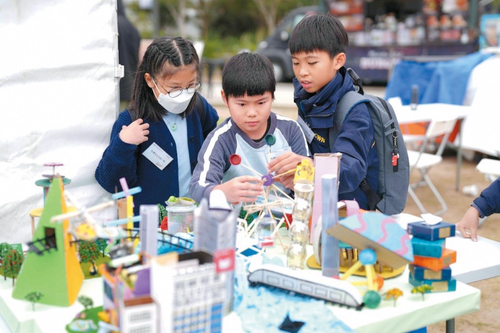 學會早前舉辦「同心同創」校園比賽，讓學生發揮創意和想像力，創作夢想中的城市。