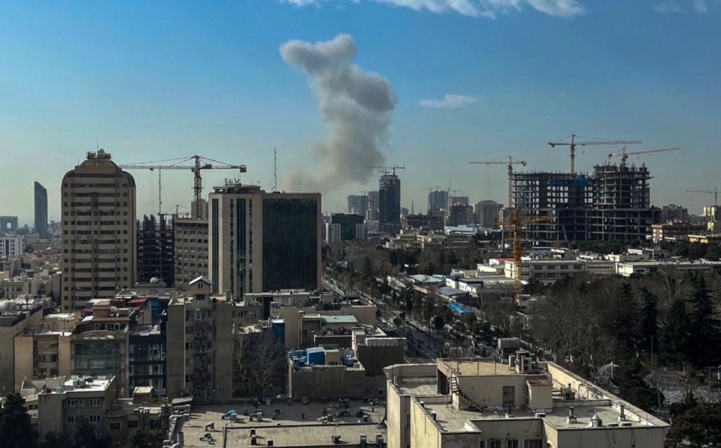 美國及以色列聯手向伊朗發動軍事行動。法新社 美國及以色列聯手向伊朗發動軍事行動。法新社