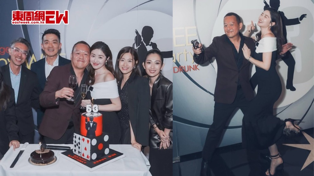 徐淑敏為老公黃浩慶祝53歲生日 變身邦女郎大搞「007」主題派對 好友到賀High爆