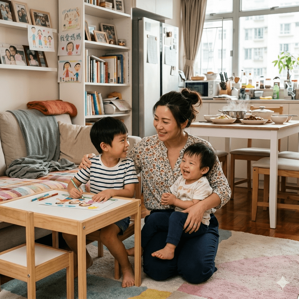 人妻相夫教子，被公認是完美賢妻。（AI示意圖）