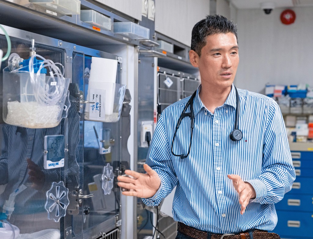 城大動物醫療中心執行總監、醫生David Lee說,香港獸醫受專業訓練及嚴謹監管,可提供充足保障。 城大動物醫療中心執行總監、醫生David Lee說,香港獸醫受專業訓練及嚴謹監管,可提供充足保障。