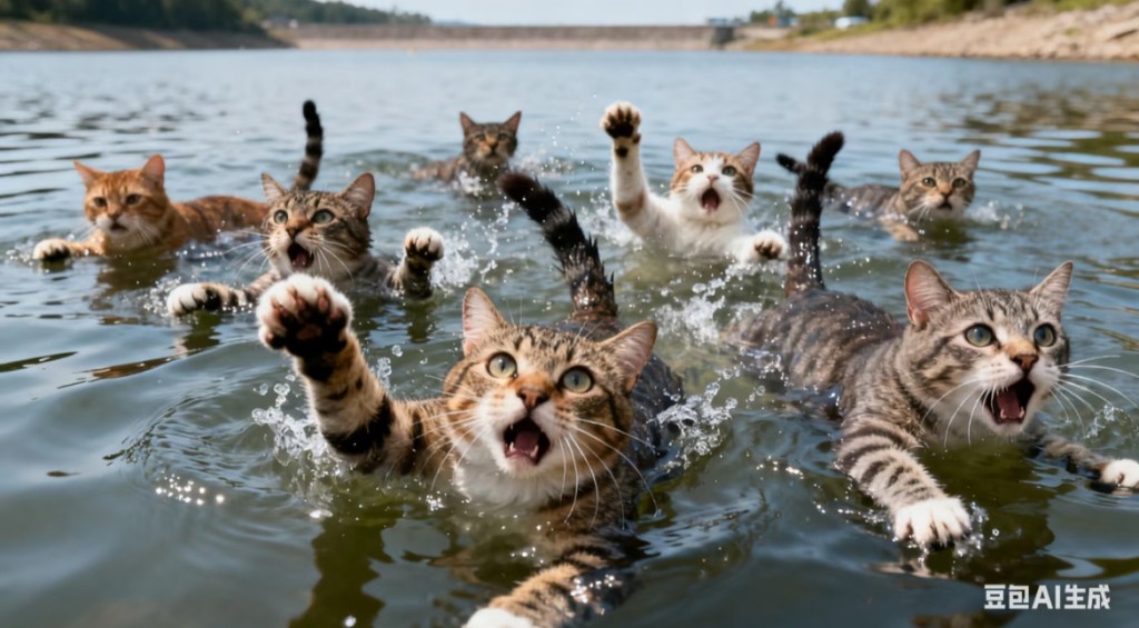 這種放生行為，到底是救貓還是害貓？(網民製作的AI圖)