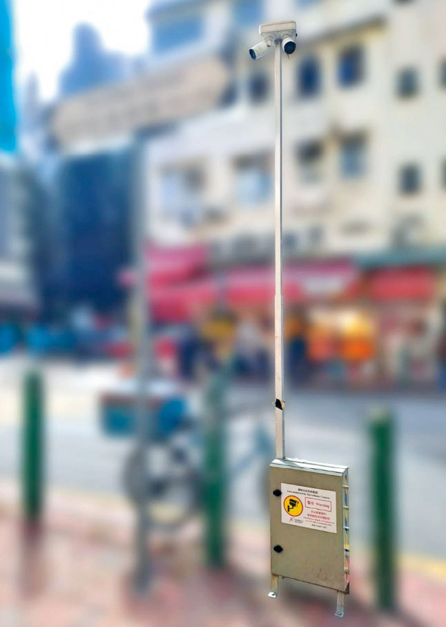 運輸署計劃今年第二季起，以試驗形式在十二個專用泊位安裝智能監察攝錄系統（見圖），記錄泊位使用實況。