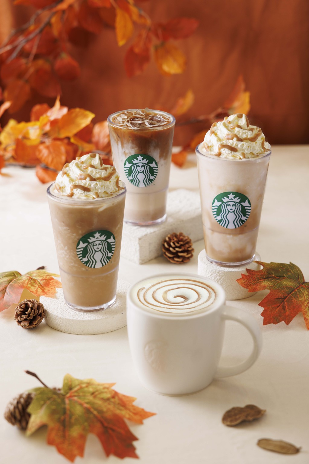 栗子燕麥奶咖啡系列