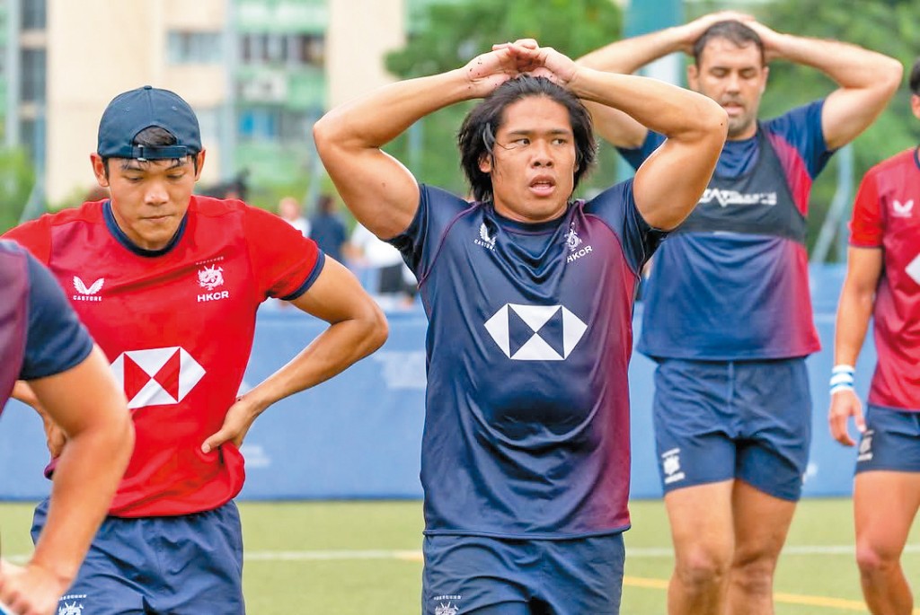 由過往的「BB戰士」，房傑鋒加入港隊後不斷蛻變，身形已變成近九十公斤的「肌肉戰士」。 房傑鋒IG圖片