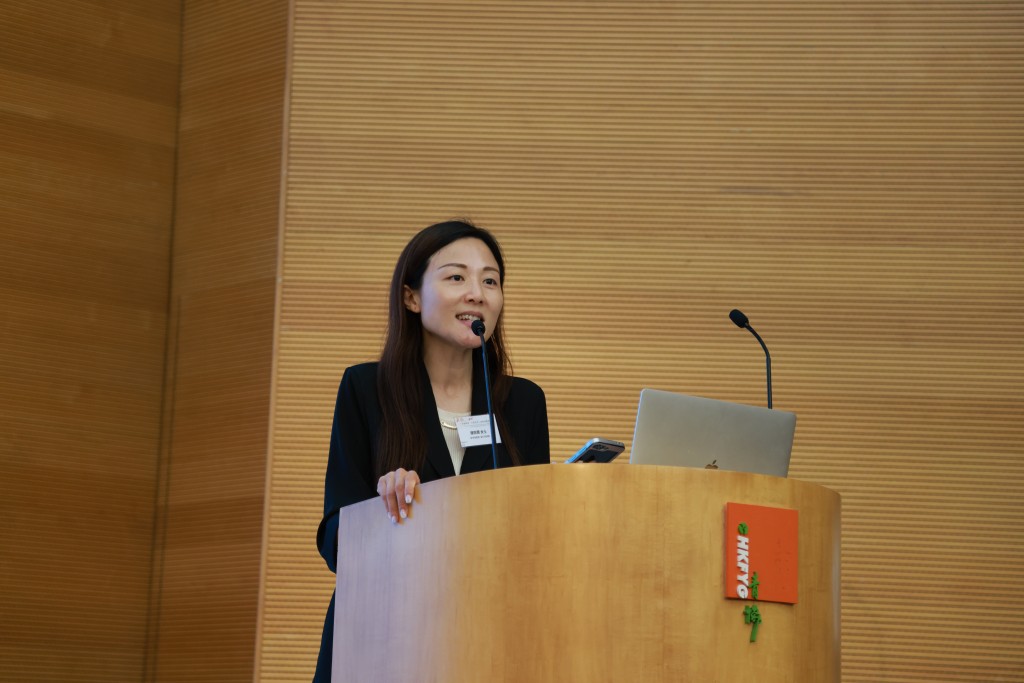 香港復康會副行政總裁鍾姬爾致辭時表示，未來一年香港復康會將與企業並肩同行，逐步落實共融措施。