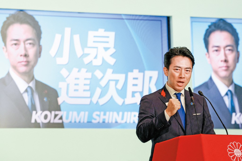 小泉進次郎上任防衛大臣後，變得說話生鬼風趣。