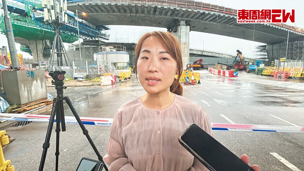 蕭倩文指職安智慧裝備在工地內的實際使用率不高。