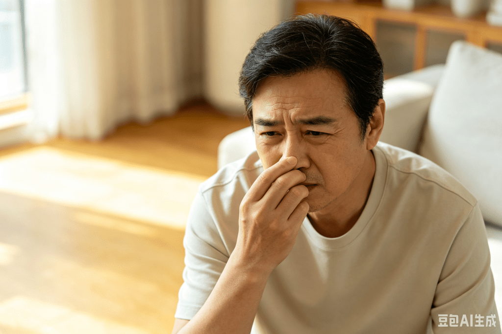 聞不到味道、聞到怪味，可能與嗅覺異常有關。