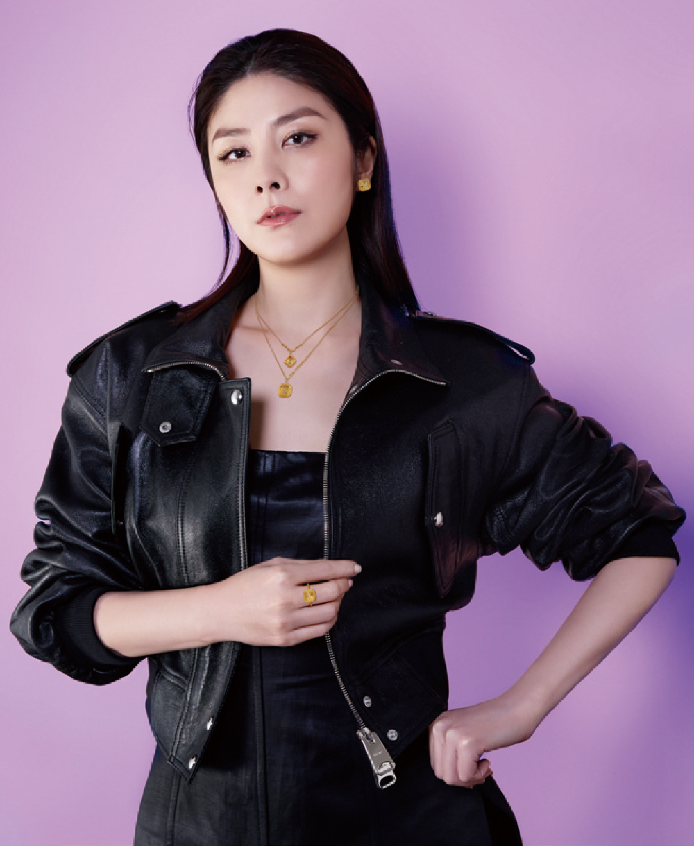 金至尊珠寶的品牌摯友時尚女主Kelly 陳慧琳女士。