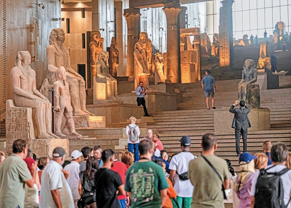 大埃及博物館是全球規模最大的「單一文明」主題考古博物館,首天開放已吸引兩萬人前往參觀。 大埃及博物館是全球規模最大的「單一文明」主題考古博物館,首天開放已吸引兩萬人前往參觀。