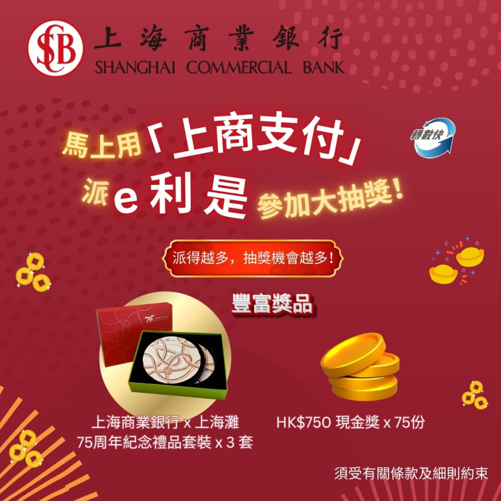 上商有機會贏750元