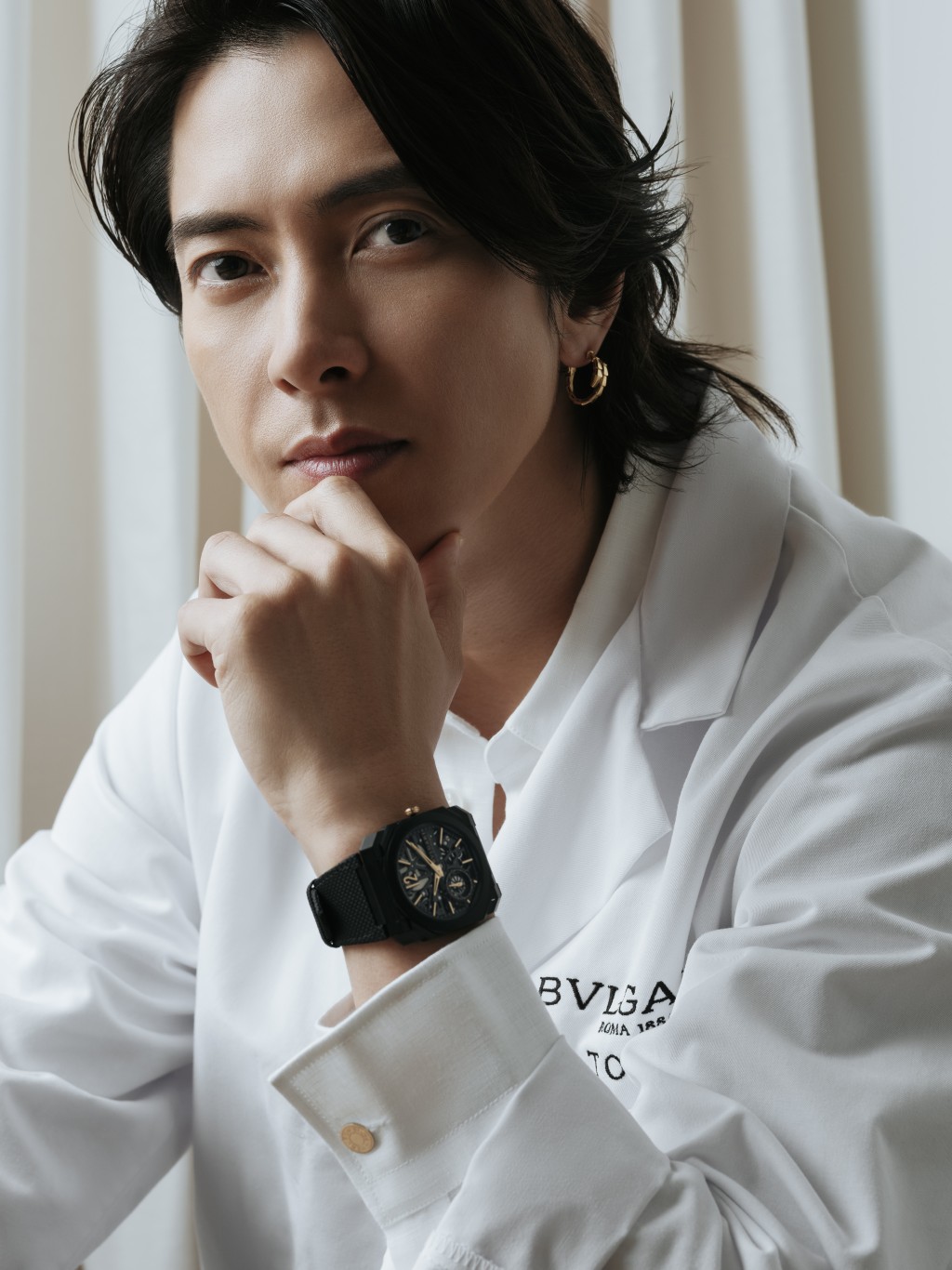 日本男神山下智久親訪瑞士BVLGARI 高級製錶工坊