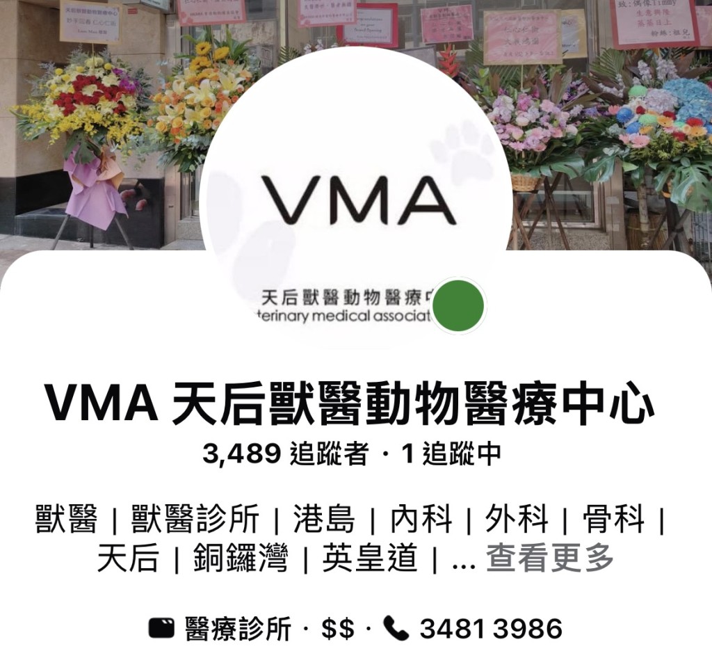 VMA 天后獸醫動物醫療中心 VMA 天后獸醫動物醫療中心