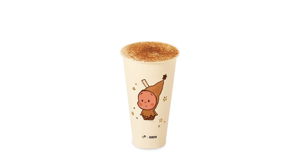 烤黑糖波波牛乳茶：42HKD