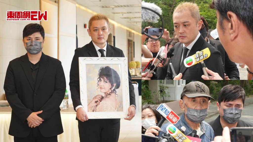 施明出殯︱李泳漢回應拒弟婦林妤謙入靈堂是遵從母親意思 李泳豪指父親李家鼎「講唔到」 提太太稱「唔講喇」