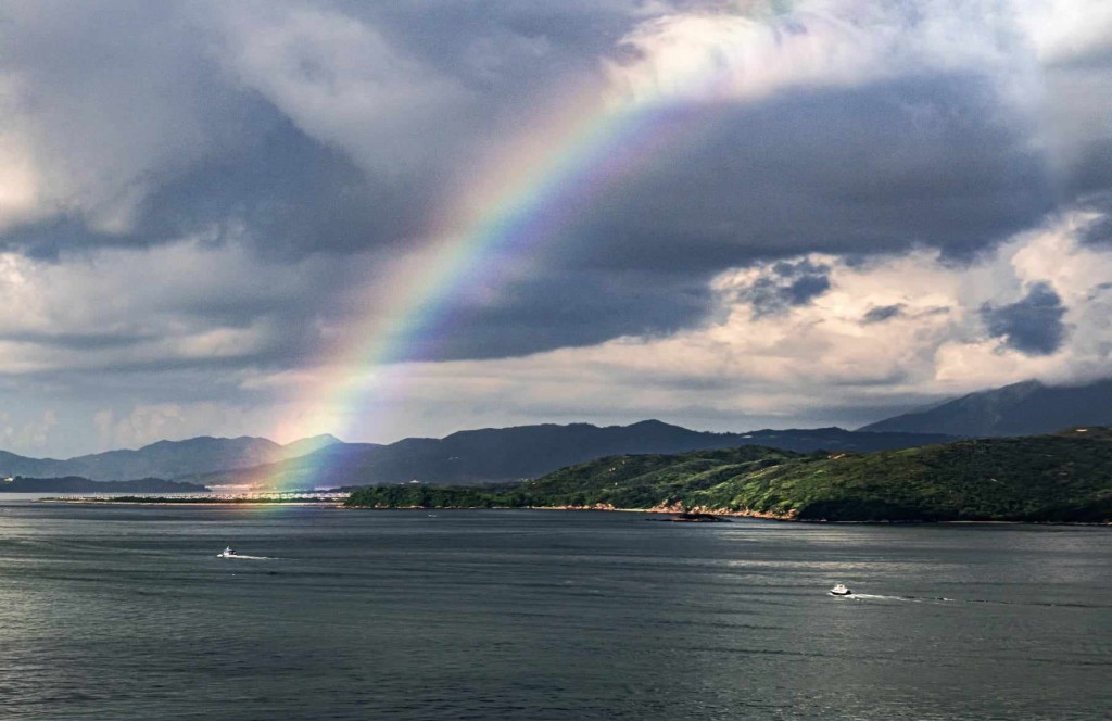 7月9日早上青馬大橋外望。圖片授權藍雨洋 7月9日早上青馬大橋外望。圖片授權藍雨洋