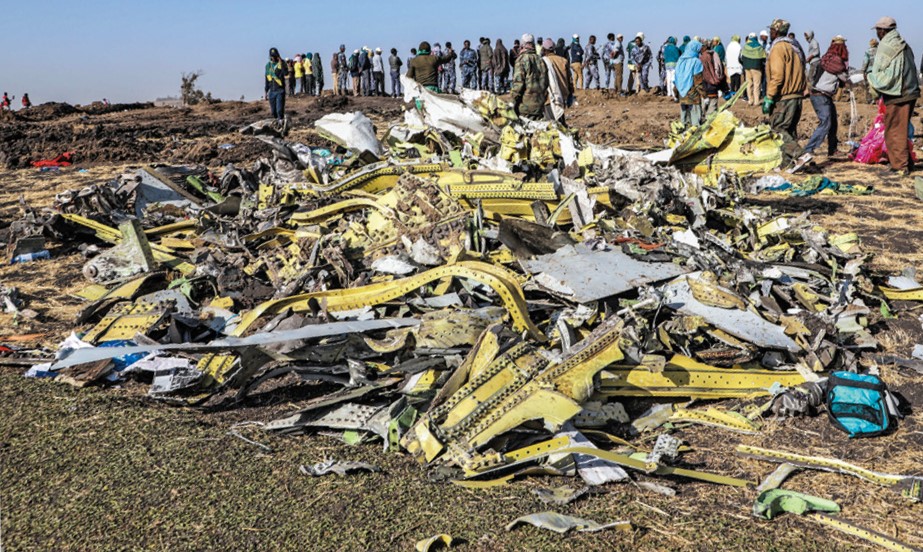 一九年埃塞俄比亞航空的737 MAX空難造成一百五十七人死亡。 一九年埃塞俄比亞航空的737 MAX空難造成一百五十七人死亡。