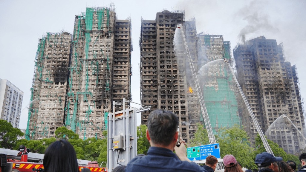 大埔宏福苑早前發生五級大火，部分災民獲安排入住由善導會營運的大埔過渡性房屋「善樓」。