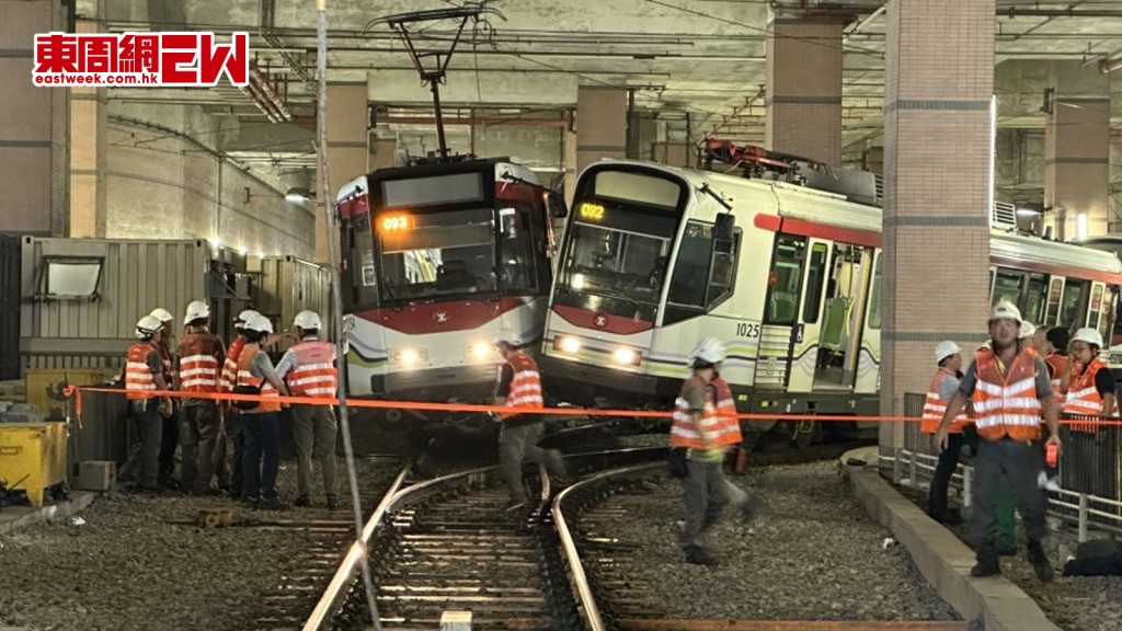 載逾百人輕鐵元朗站撞空車釀出軌 3乘客受傷 港鐵稱或涉人為因素
