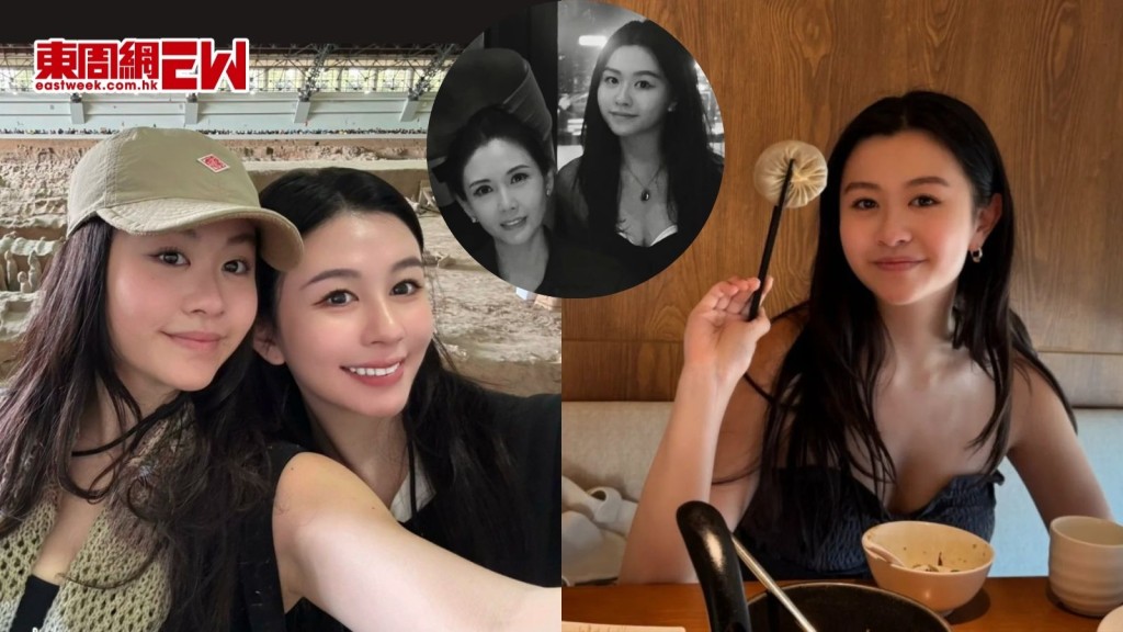 邱淑貞21歲二女沈日 近照激退包包面晒Fit爆身形 網民讚愈大愈索：靚過家姐沈月